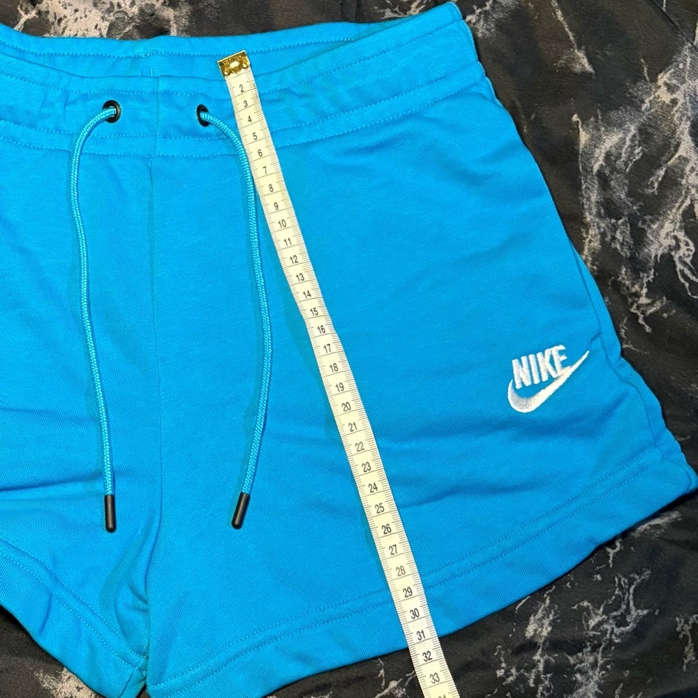 Nike Bright Blue Shorts with White Logo